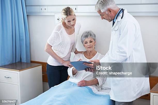 Old Age Comes At A Bad Time Stock Photo - Download Image Now - Doctor, Family, File Folder