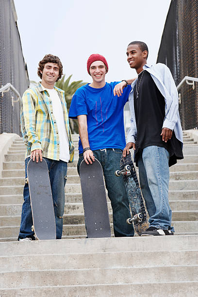 istock Young Skateboarders with Cell Phone 536349685