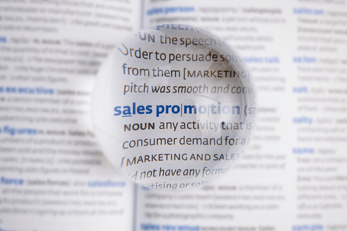 Dictionary definition of sales promotion