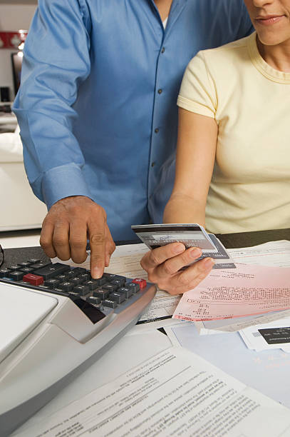 istock Couple Calculating Financial Budget 536353361