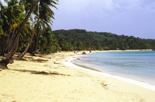 West End Beach Roatan Bay Islands before recent development Honduras