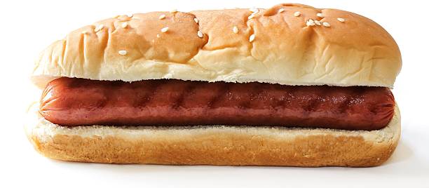 istock Hot dog isolated on white 536372308