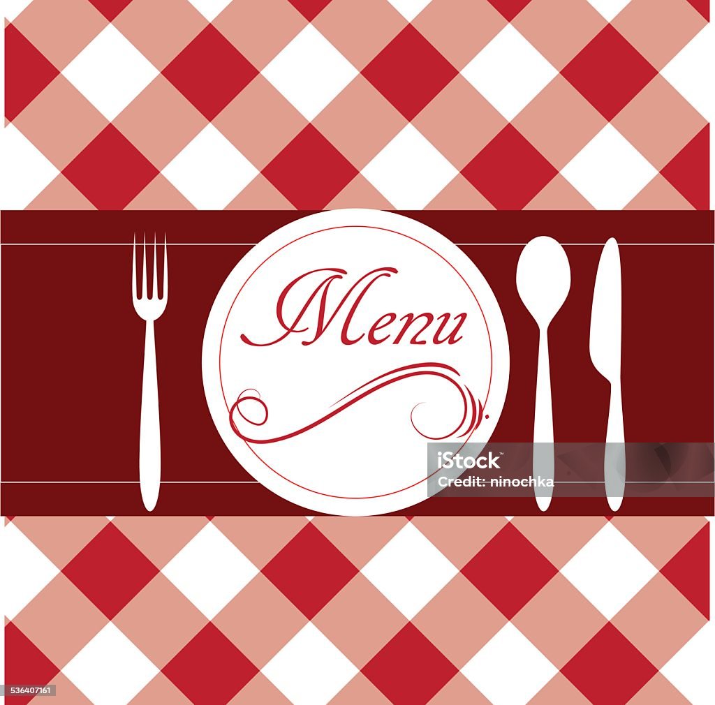 menu card Kitchen stock vector