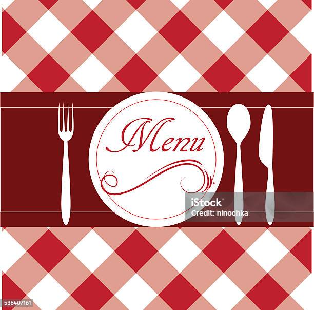 Menu Card Stock Illustration - Download Image Now - Kitchen, Painted Image, Border - Frame