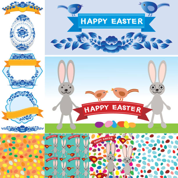 Spring Easter Footer 60+ Easter Footer Stock Photos, Pictures & Royalty-Free Images - iStock