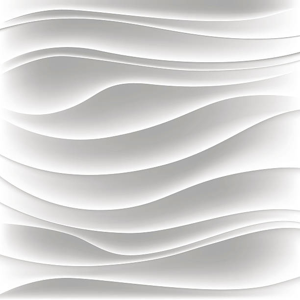 Subtle White Curves Vector illustration of an elegant white and grey curves. white wave pattern stock illustrations