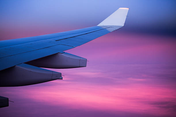 istock Skyscpae look out from Airplane windows 536445302