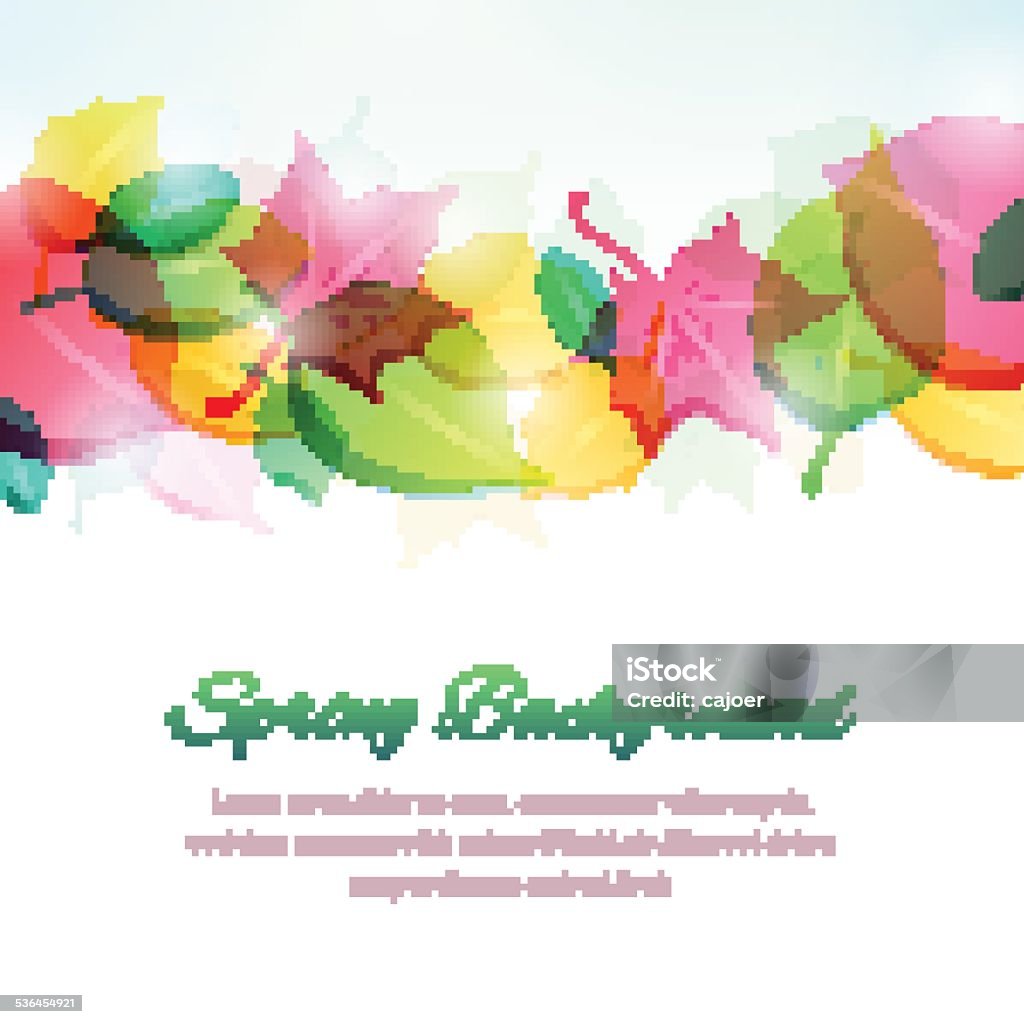 Spring Fount Background Spring Background Stock Illustration - Download Image Now - 2015 ...