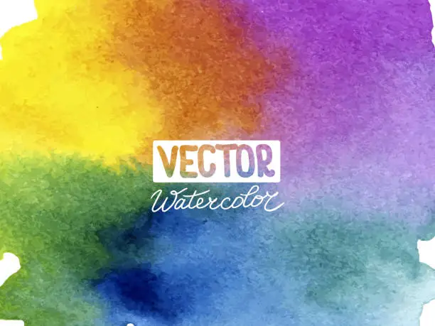 Vector illustration of Abstract watercolor background for your design