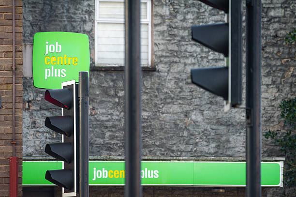 Kendal, UK - February 8, 2015: Jobcentre Plus branch in Kendal, UK. Jobcentre Plus is the public brand of the British Department for Work and Pensions, providing services primarily to people in need of employment.