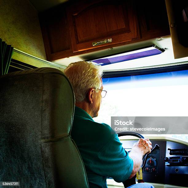 Senior Road Trip Stock Photo - Download Image Now - Driving, Motor Home, 2015