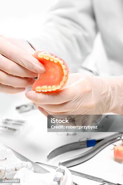 Dentures Partial Dentures Stock Photo - Download Image Now - Cosmetic Dentistry, Tooth Crown, 2015