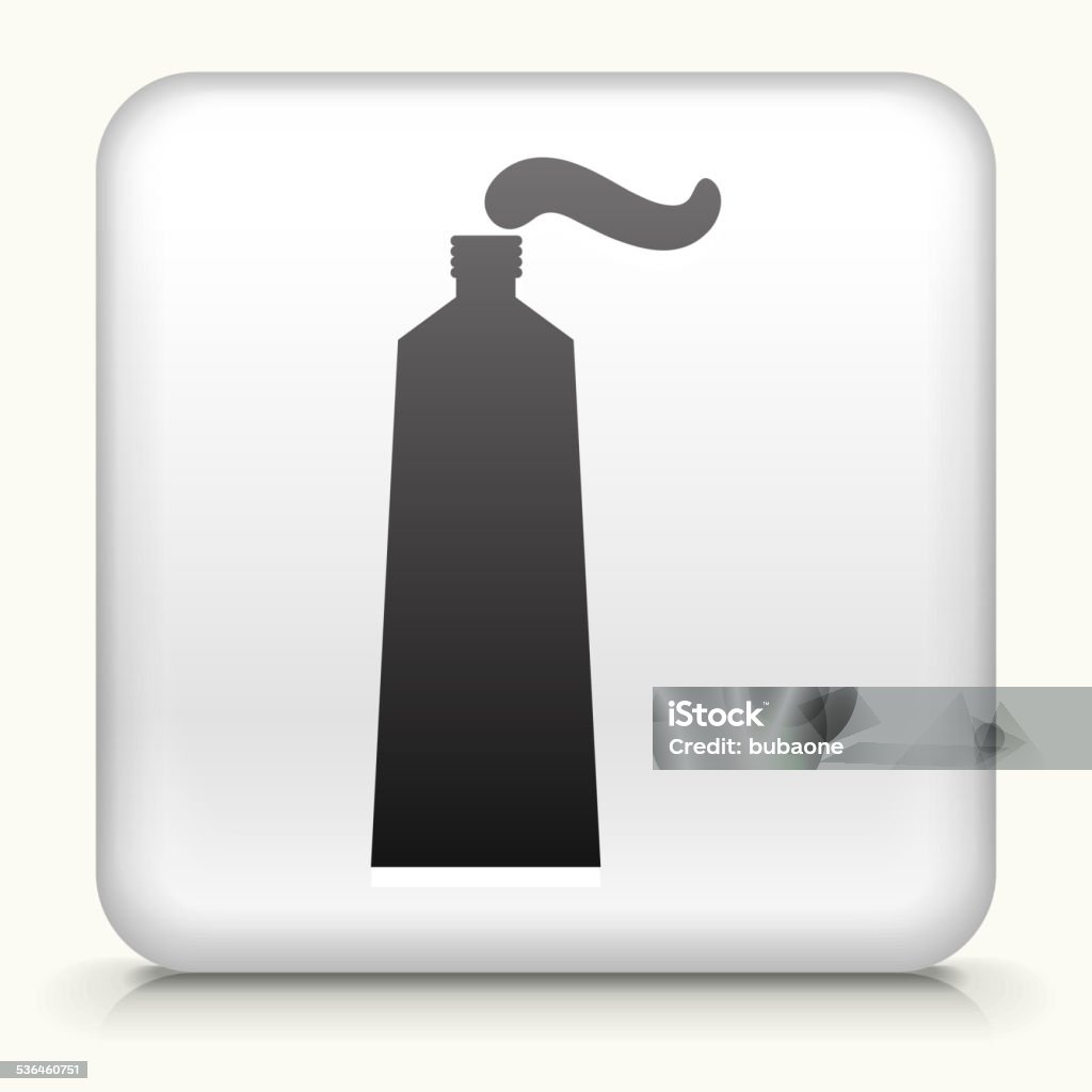 Square Tootpaste Square Button With Toothpaste Royalty Free Vector Art Stock ...