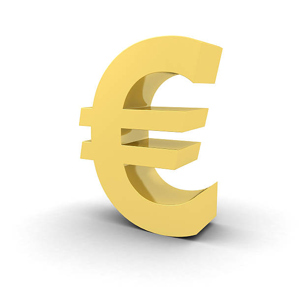 istock Shiny Gold Euro Symbol 536462283