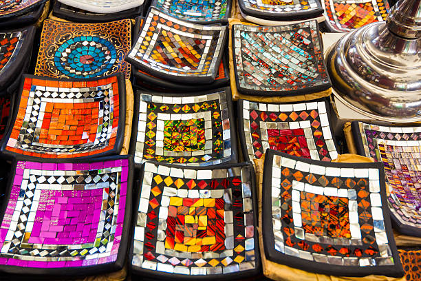istock ceramic ashtrays and highly decorated glass colors 536504415