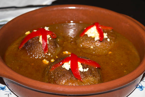 istock Onion stuffed with tuna and egg 536506725