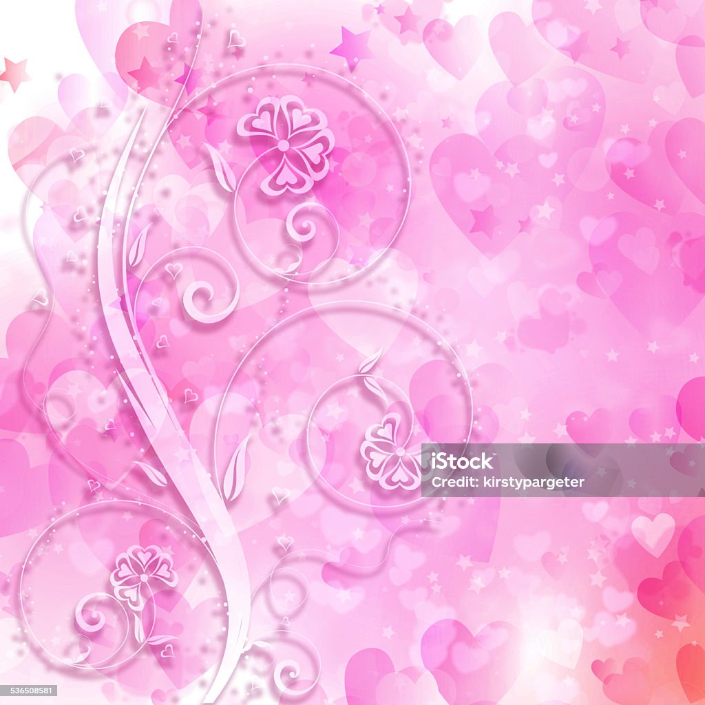 Valentine's day hearts background Decorative heart background for Valentines day 2015 Stock Photo