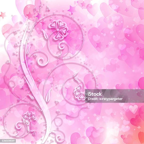 Valentines Day Hearts Background Stock Photo - Download Image Now - 2015, Abstract, Backgrounds