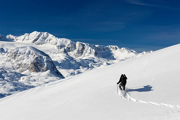 istock Nature photographer on the way to Mount Dachstein 536509277