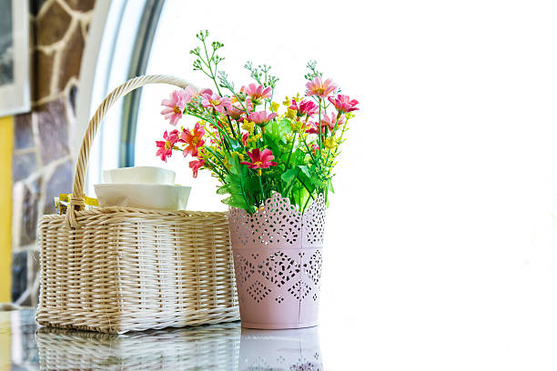 istock Bouquet of flowers on the table 536510409