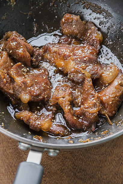 istock Baked pork with honey 536511147