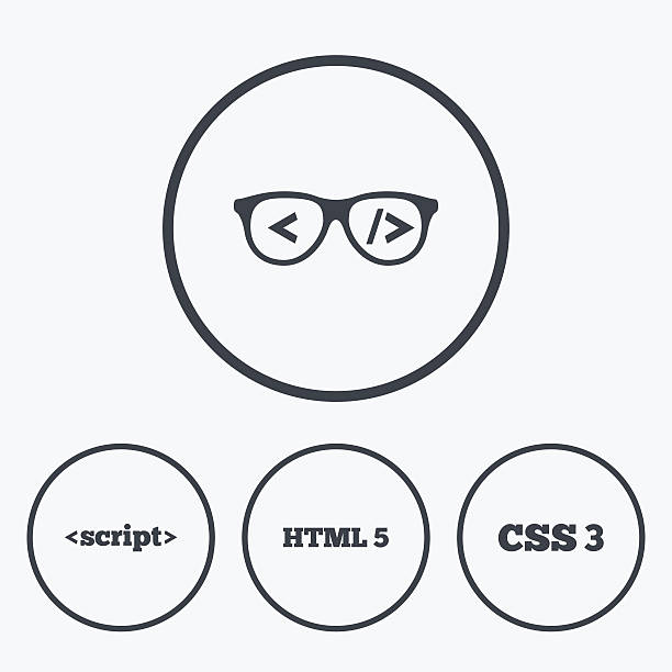 Html5 Css3 Vanilla Javascript Symbols 120+ Css3 Illustrations, Royalty-Free Vector Graphics & Clip Art - iStock