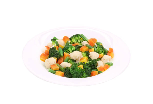 istock Cauliflower and broccoli salad. 536552587