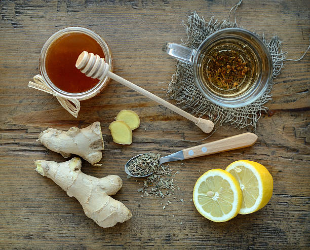 istock Tea with ginger, honey and lemon 536552603