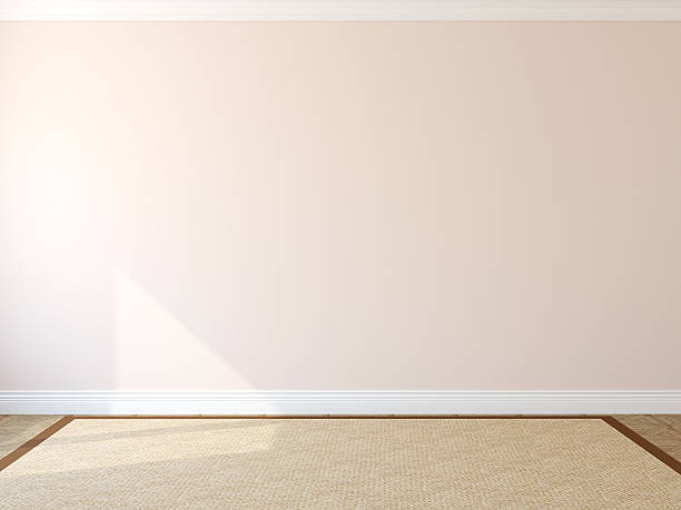 Interior. Empty room Interior. Empty room with rug. 3d render. beige bedroom stock pictures, royalty-free photos & images