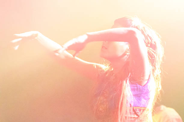 istock Passionate female singer at concert 4 536557999