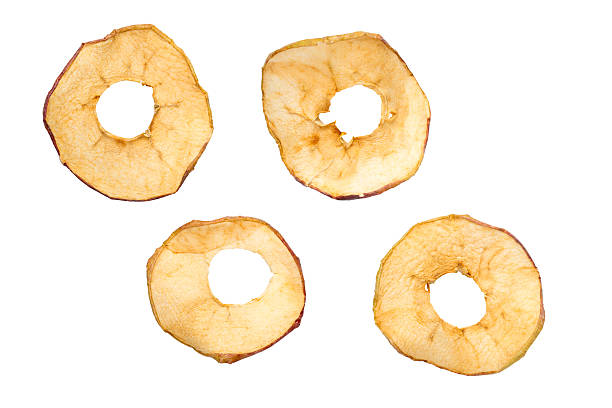 secas maçãs - dried apple imagens e fotografias de stock