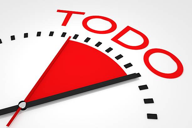 istock clock with red seconds hand area todo illustration 536558565