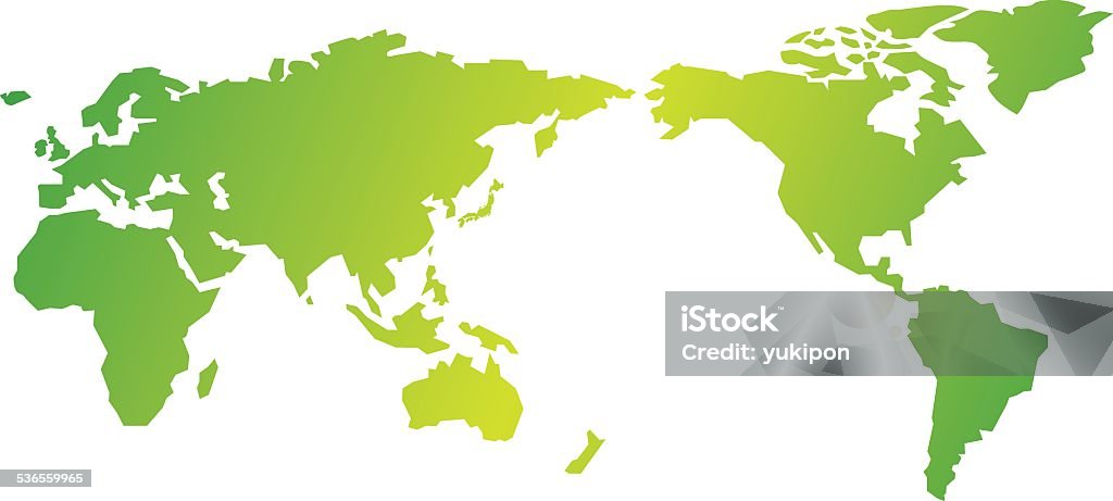 World map Vector 2015 stock vector