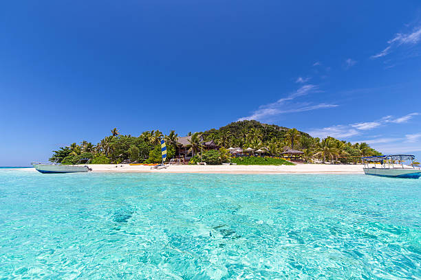 Tropical Fiji. stock photo