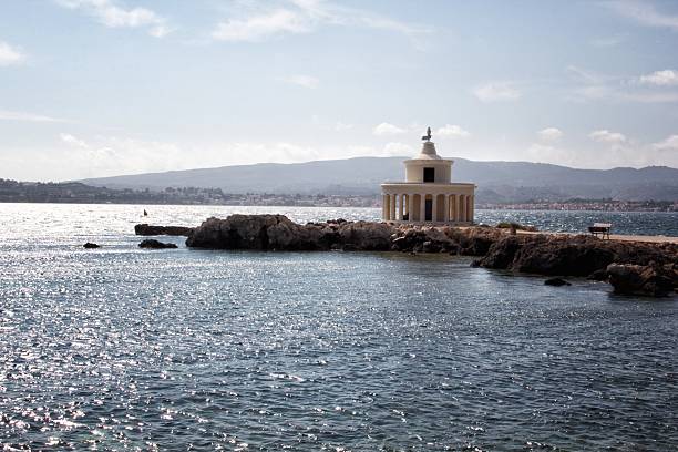 Farol de Cefalónia - fotografia de stock