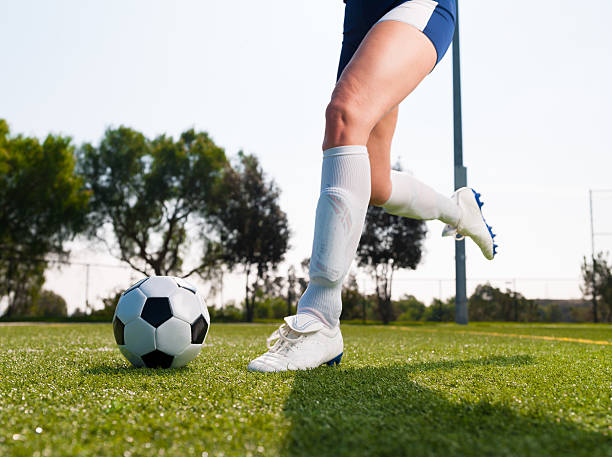 istock Soccer Women Kicking 536610419