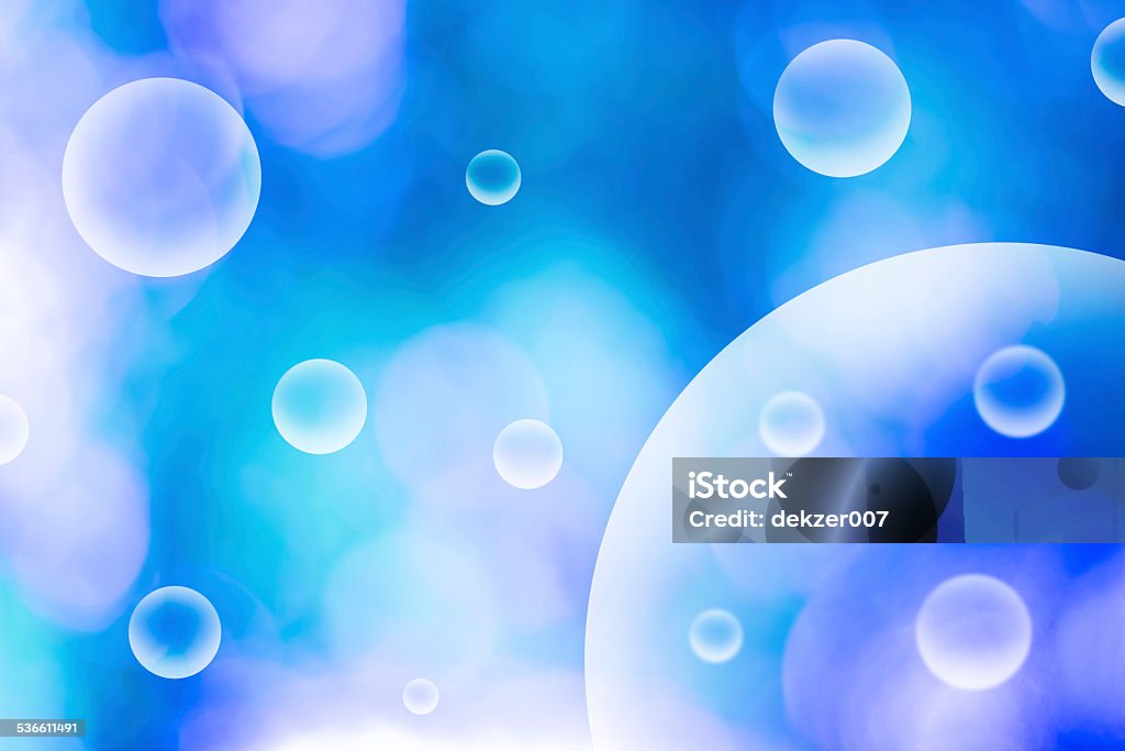 Abstract bubbles on blur image 2015 Stock Photo