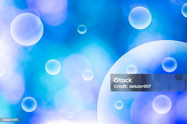 Abstract Bubbles On Blur Image Stock Photo - Download Image Now - 2015, Abstract, Art