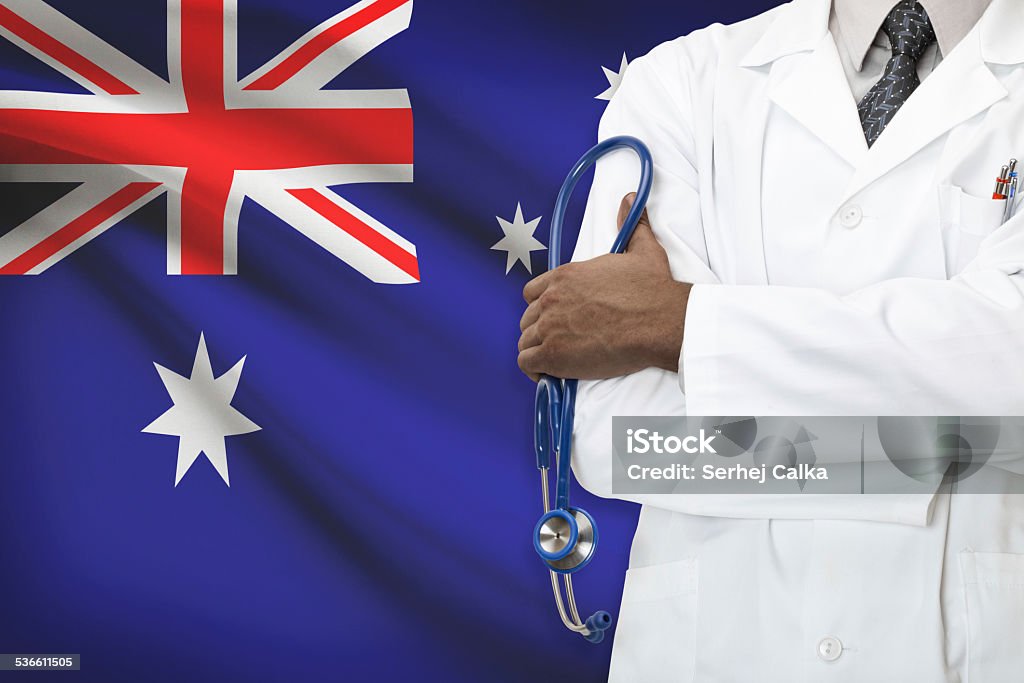 Concept of national healthcare system - Australia 2015 Stock Photo