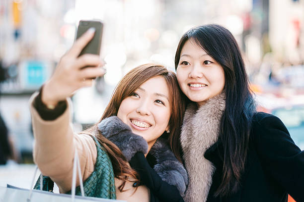 istock Japanese Women taking Ginza Selfie 536612953