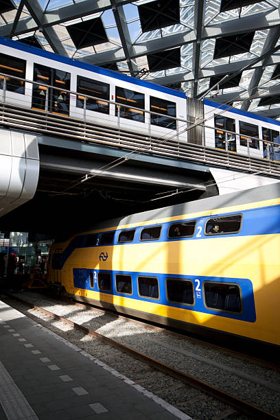 istock tram station central the Hague 536614007