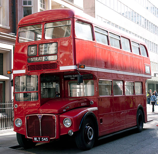 istock double dekker bus london UK Engleand 536614011