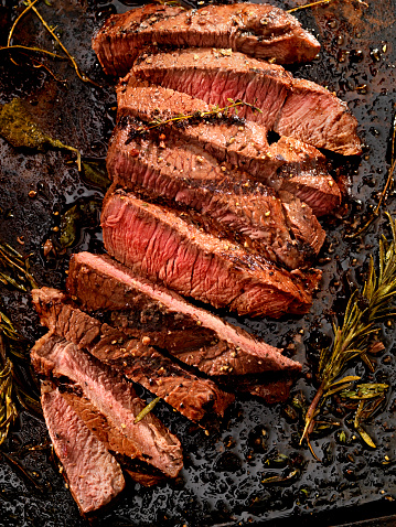 Perfectly grilled Sirloin Steak-Photographed on Hasselblad H3D2-39mb Camera