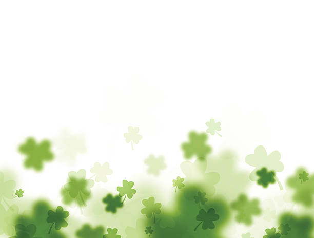 st. patrick's day 배경 - st patricks day day abstract backgrounds stock illustrations