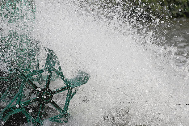 istock Splash of water turbines. 536617219