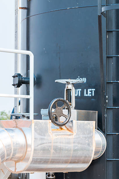 istock Valve can be control oil in oilfield 536618942