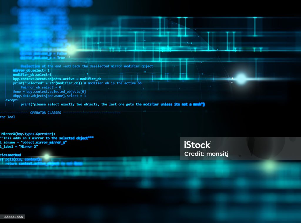 Programming Code Abstract Technology Background Of Software Deve Stock ...