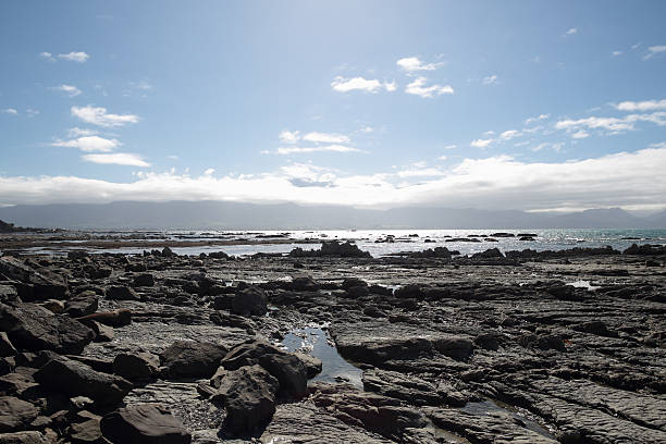 istock Empty stone beach on Beach in Kaikoura, New Zealand 536647002