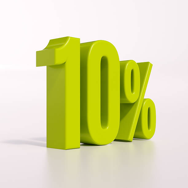 istock Percentage sign, 10 percent 536648084