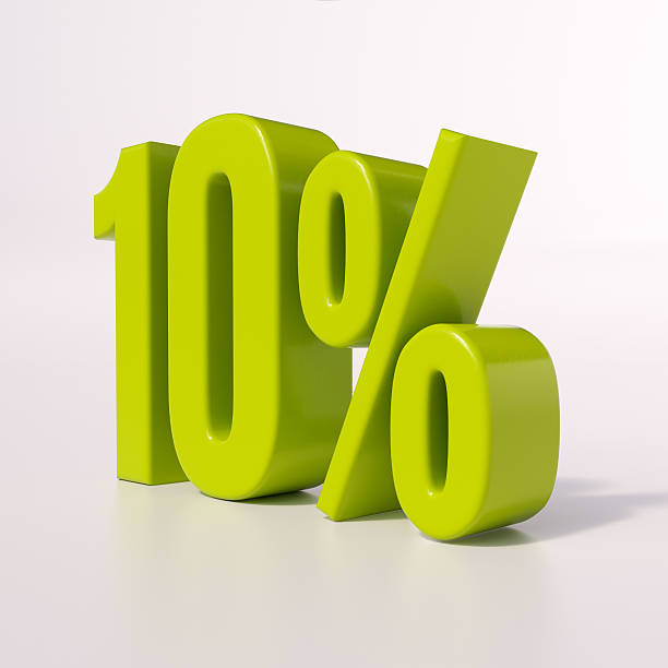 istock Percentage sign, 10 percent 536648130